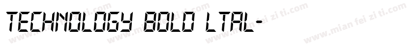 Technology Bold ltal字体转换